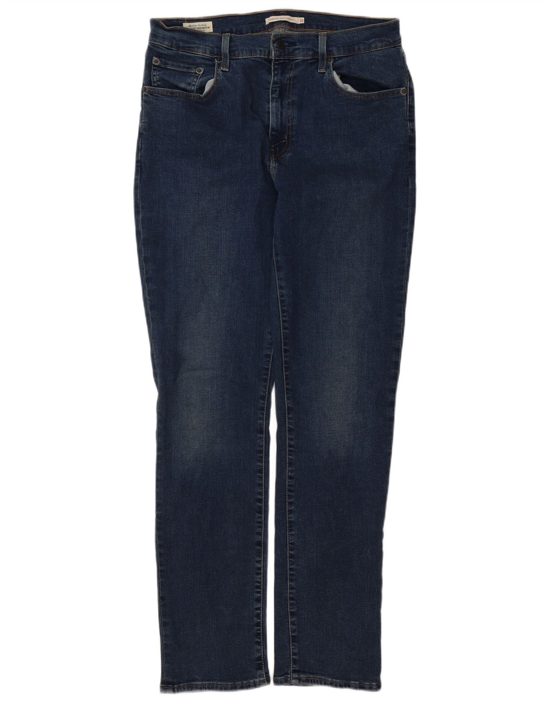 Blugi drepti cu talie înaltă pentru femei LEVI'S 724 L32 L32 Bumbac albastru