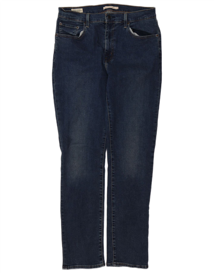 Blugi drepti cu talie înaltă pentru femei LEVI'S 724 L32 L32 Bumbac albastru