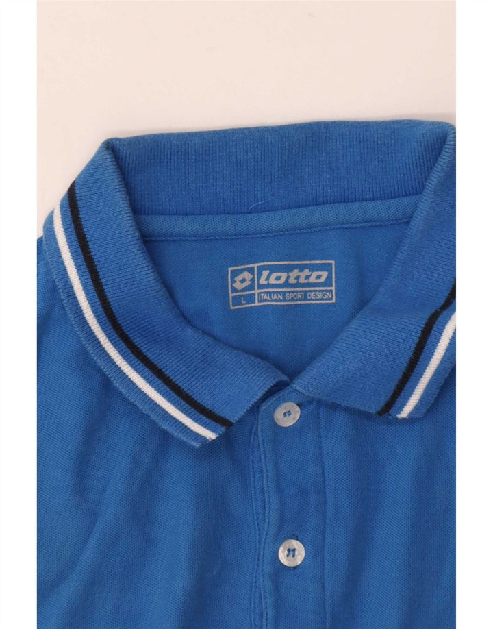 Tricou polo pentru bărbați Lotto, mare, albastru
