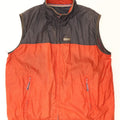 Gilet pentru bărbați Paco UK 40 Large Orange Colorblock Nylon