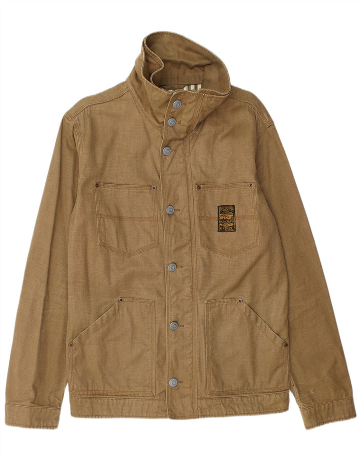 SUPERDRY Jachetă pentru bărbați, UK 40, mare, bej, bumbac