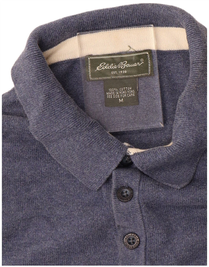 EDDIE BAUER Tricou polo pentru bărbați, bumbac albastru mediu