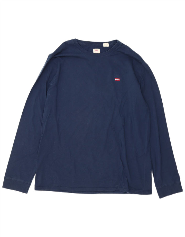 Levi's Top standard pentru bărbați cu mânecă lungă XL, bumbac bleumarin