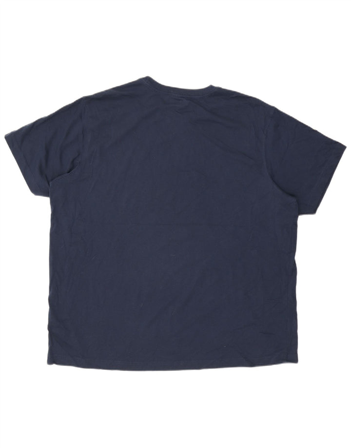 EDDIE BAUER Tricou pentru bărbați Top 2XL Bumbac bleumarin
