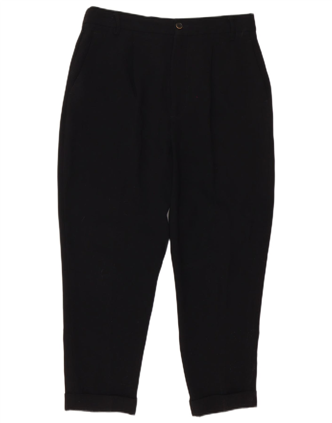 Pantaloni Capri conici pentru femei Zara Mediu L30 L23 Negri