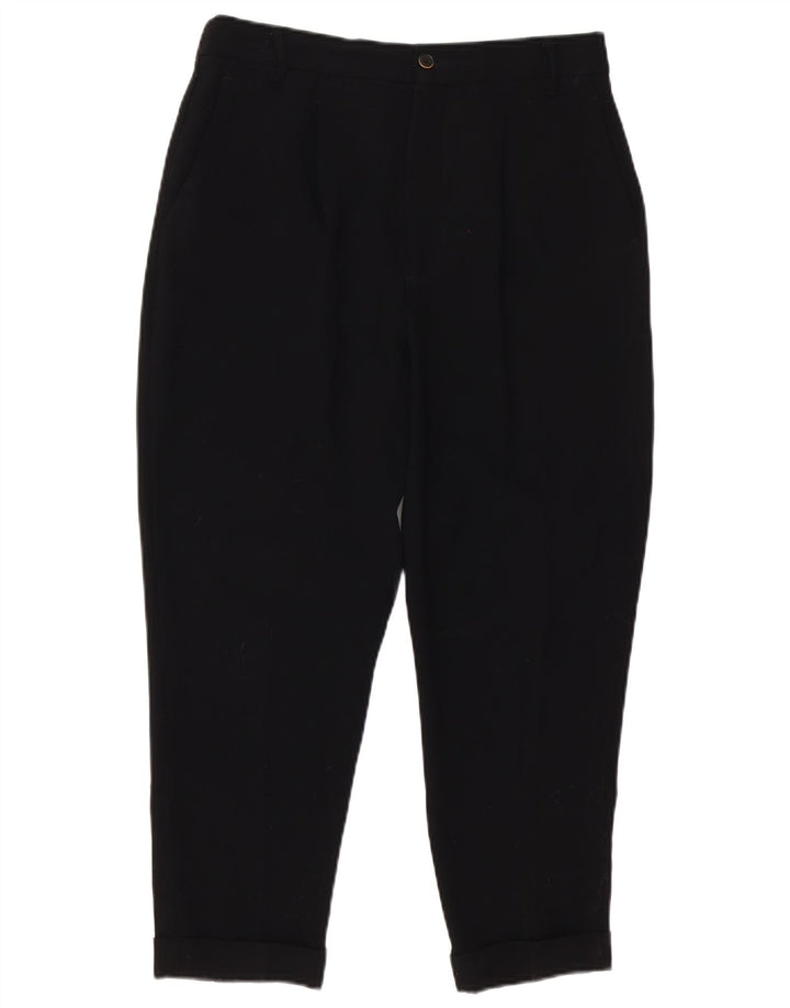 Pantaloni Capri conici pentru femei Zara Mediu L30 L23 Negri