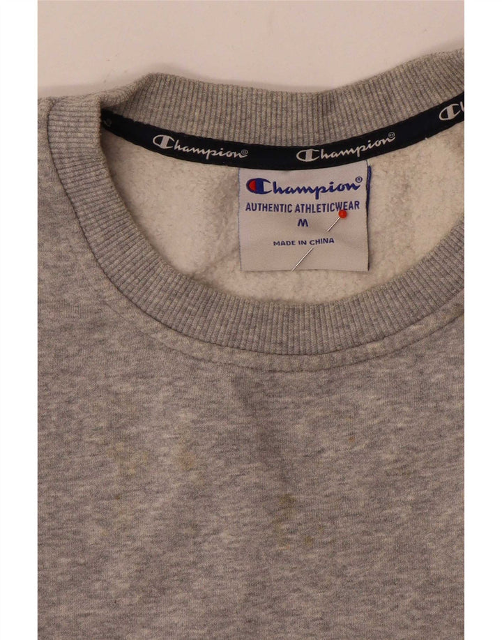 Pulover pentru femei Champion Crop Graphic Pulover UK 14 Medium Gri Flecked