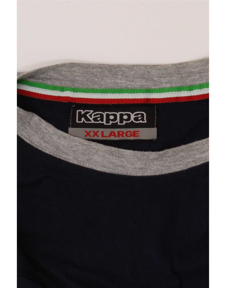 Tricou Bărbați Kappa Top 2XL Bleumarin