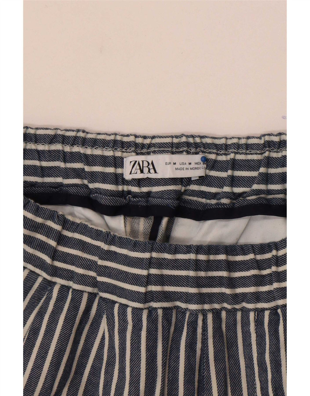 Pantaloni scurți sport pentru bărbați Zara, medii, bleumarin, în dungi