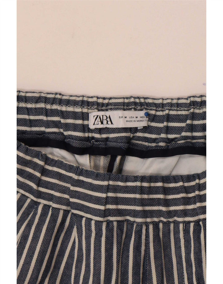 Pantaloni scurți sport pentru bărbați Zara, medii, bleumarin, în dungi