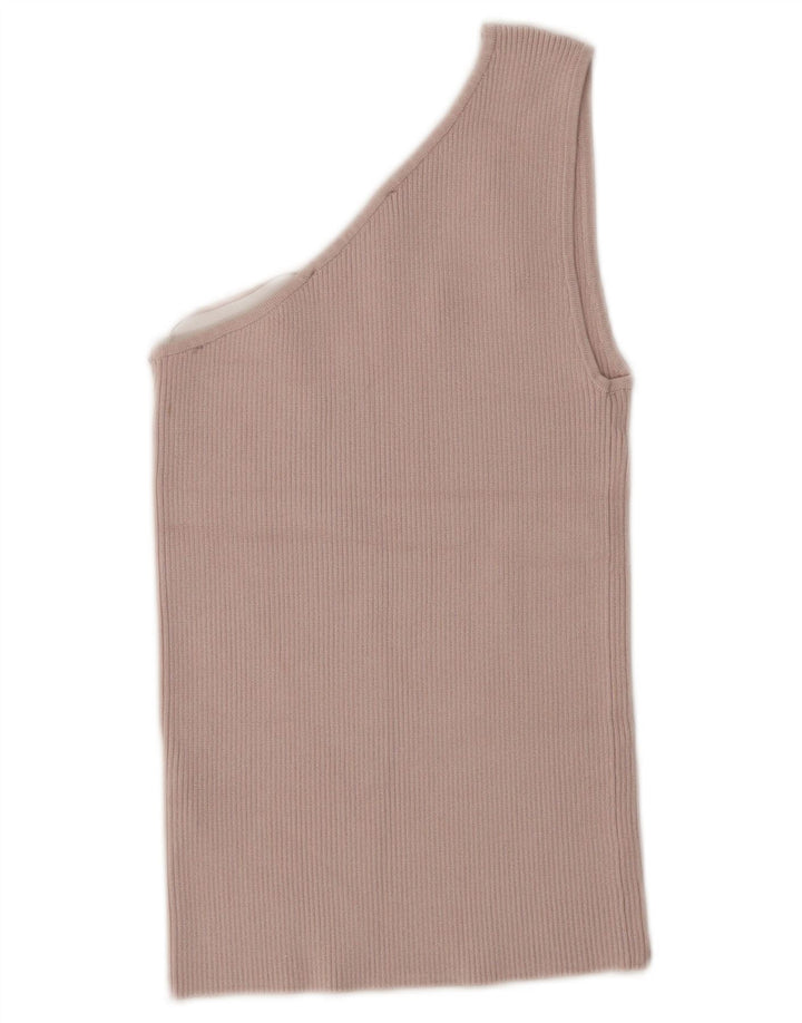 Top pentru femeie Zara Crop One Shore UK 8 Small Pink Viscose