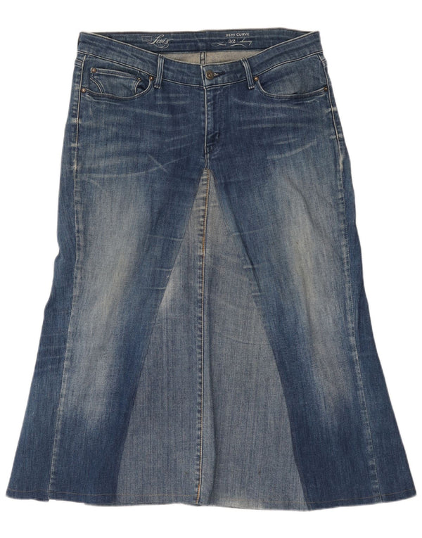 Fusta Denim Skinny Demi Curve Levi's W32 Bumbac albastru mare