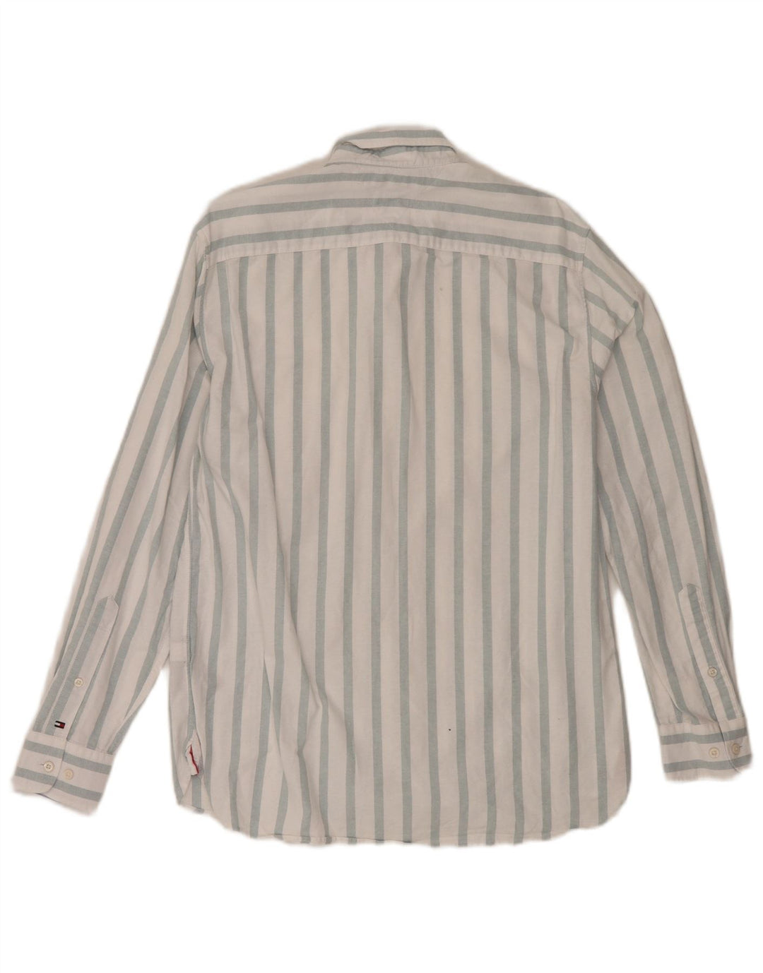 Cămașă pentru bărbați Tommy Hilfiger, cu tăiere obișnuită, din bumbac cu dungi albe medii