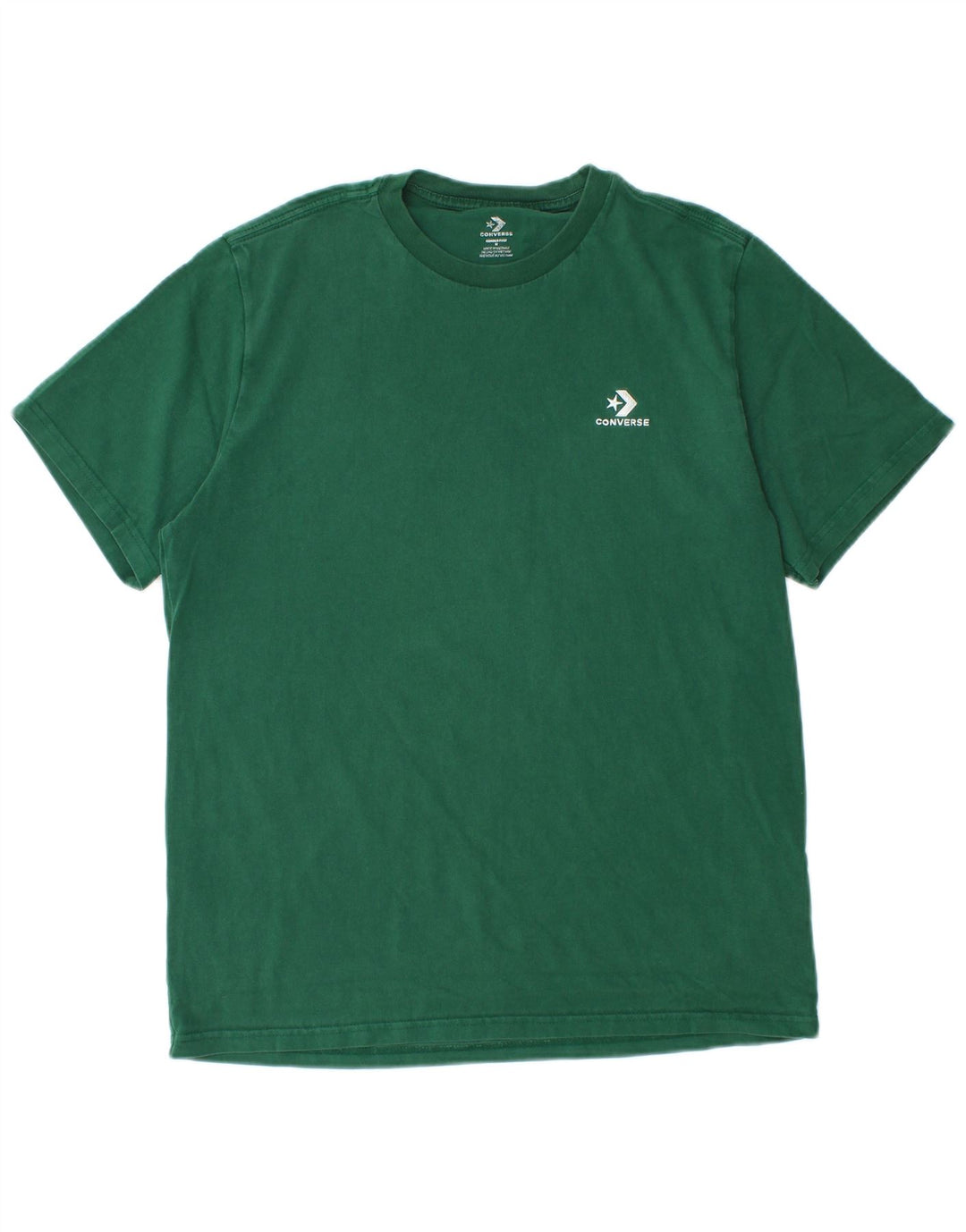 Tricou Converse pentru bărbați Top din bumbac verde mediu