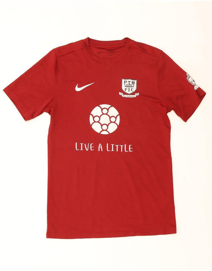 Tricou grafic Nike Dri Fit Slim Fit Top Medium Maroon Poliester