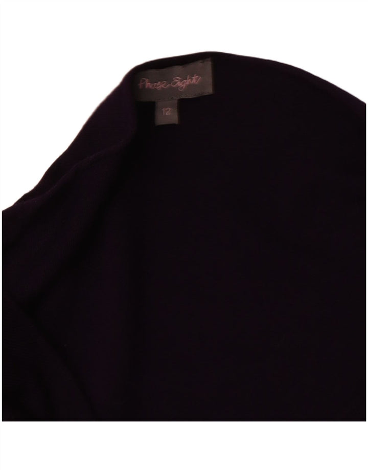 Phase Eight Rochie Jumper cu mânecă scurtă supradimensionată pentru femei UK 12 Mov mediu