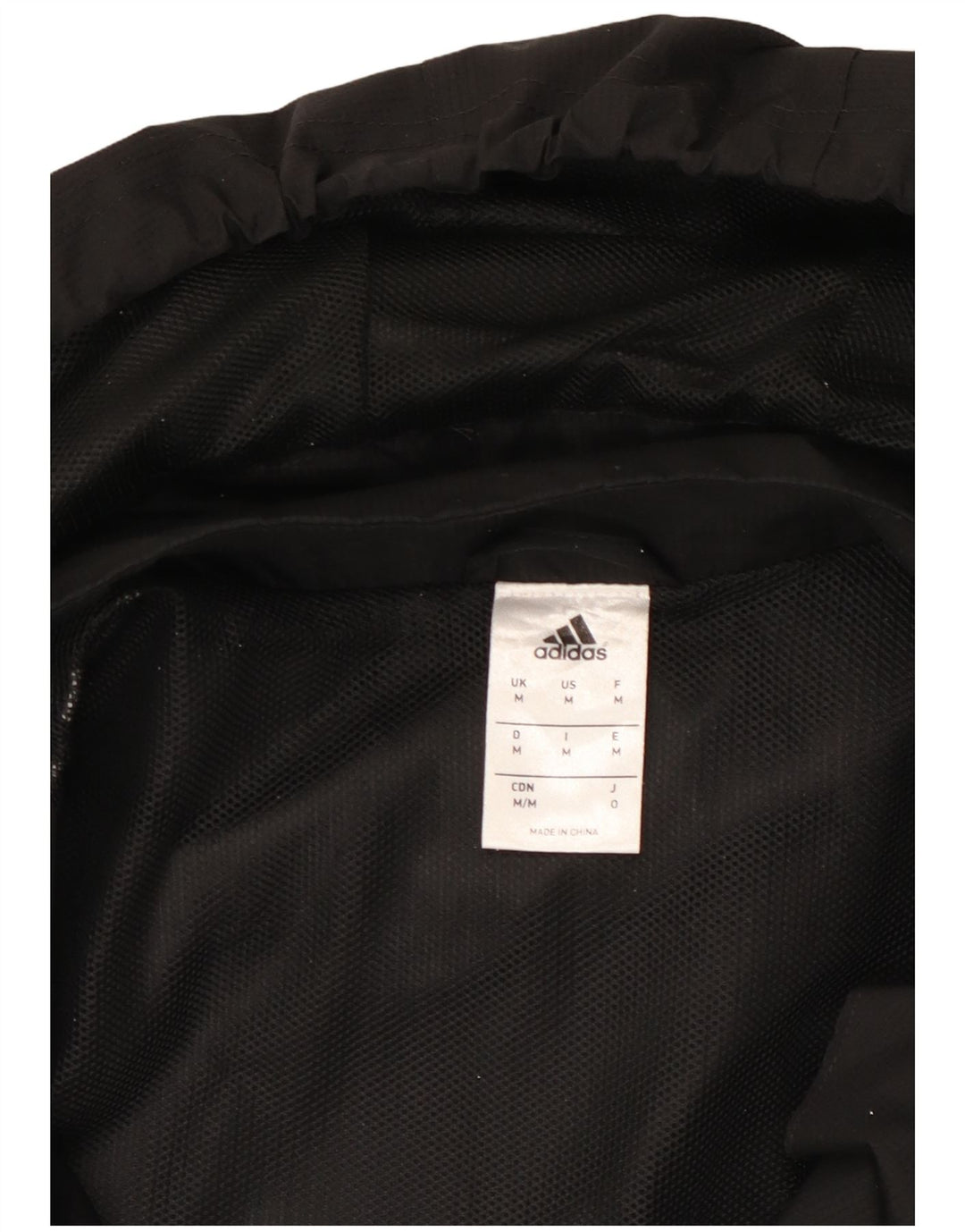 Jachetă de trening cu glugă ADIDAS pentru bărbați, negru mediu, poliester bloc de culoare