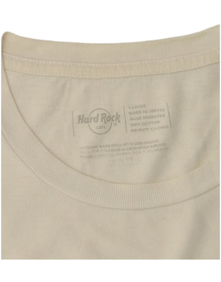 Hard Rock Cafe Dublin Tricou grafic Top UK 18 XL Bumbac alb