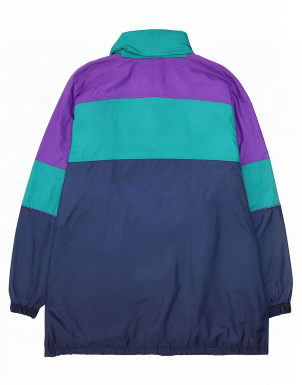 Jachetă de trening pentru bărbați Master, cu glugă, XL, albastru, nailon color bloc