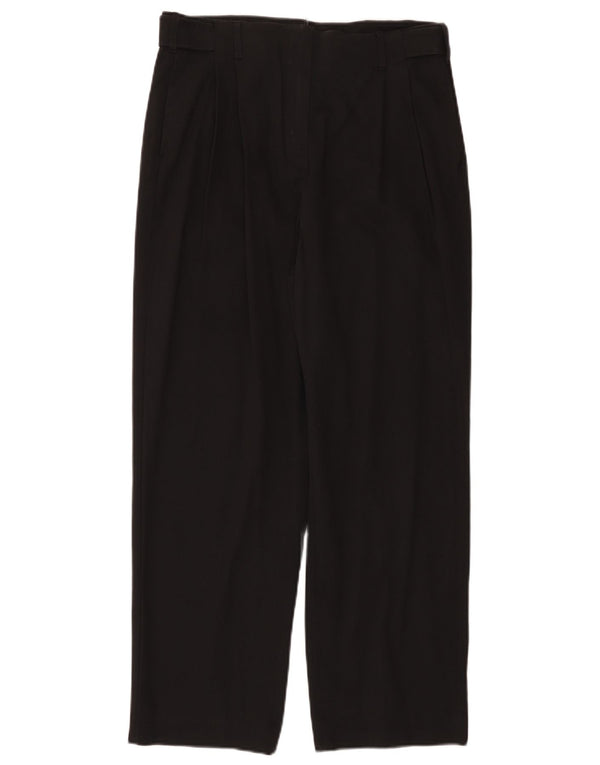 Massimo Dutti Pantaloni de costum de damă cu talie înaltă EU 40 Medium L30 L28 Negru