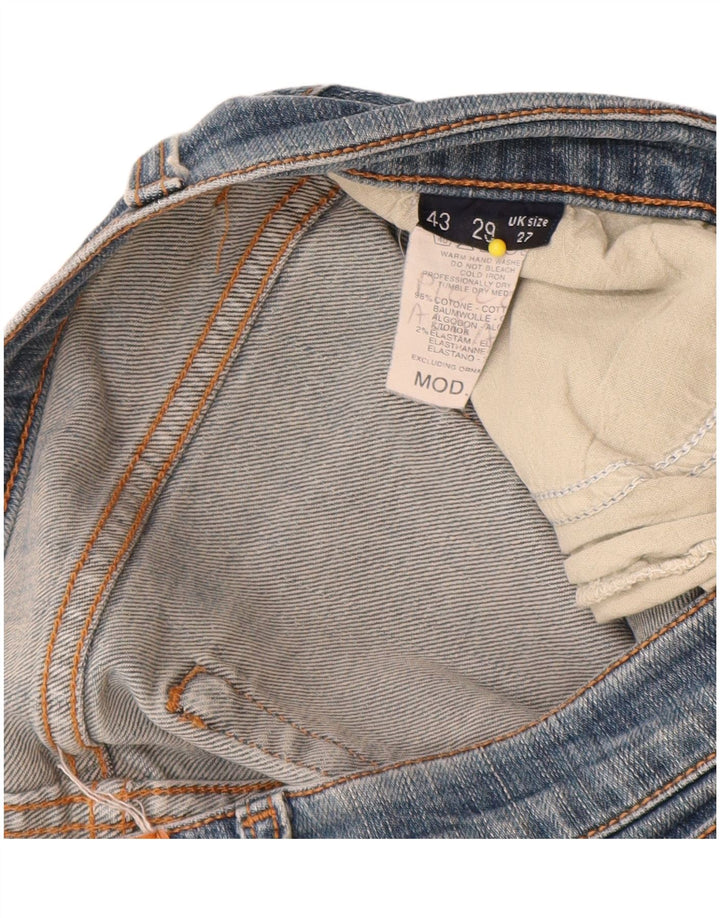 Trussardi Jeans Blugi Bootcut Femei W27 L30 Bumbac Albastru