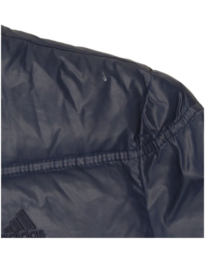 Jachetă căptușită pentru femei Adidas UK 12 Medium Bleumarin Poliamidă