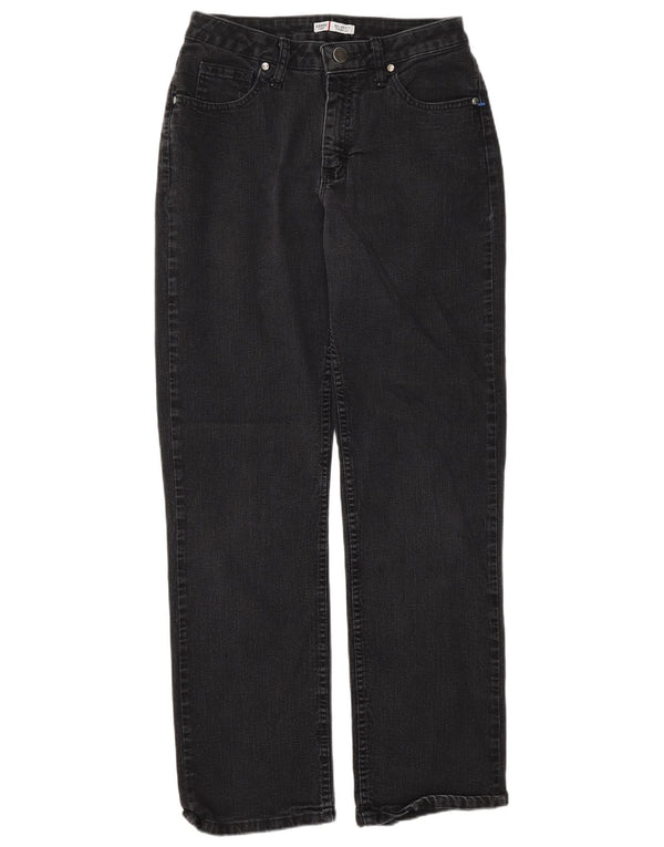 Blugi drepti Lee Riders pentru bărbați, cu ajustare relaxată, US 6 Medium W26 L30, bumbac negru