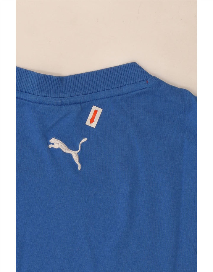 Tricou grafic Puma pentru bărbați Top Medium Blue