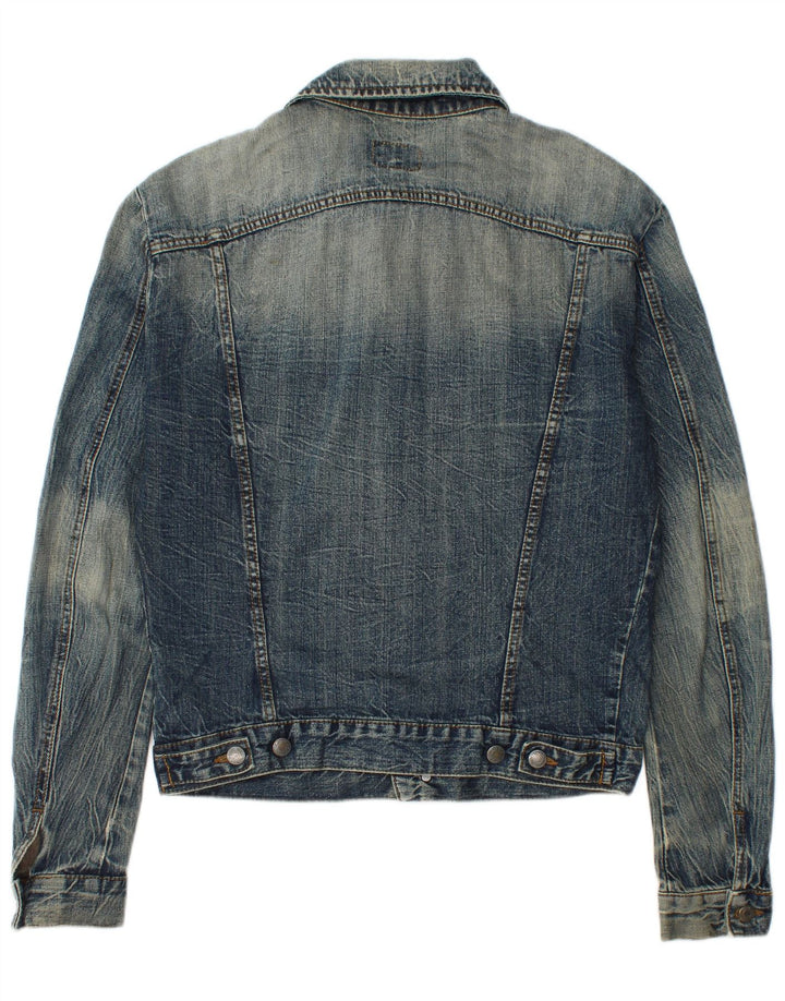 Jachetă de blugi pentru bărbați CALVIN KLEIN JEANS UK 38 Bumbac albastru mediu