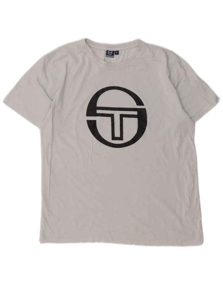 Tricou grafic pentru bărbați Sergio Tacchini Top XL bumbac gri