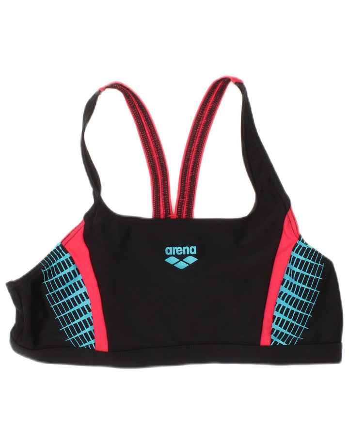 Bikini grafic pentru femei Arena Medium Negru Geometric Sport