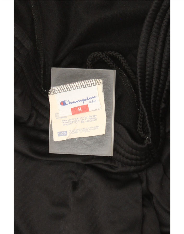 Pantaloni de trening Champion pentru bărbați, poliester mediu negru
