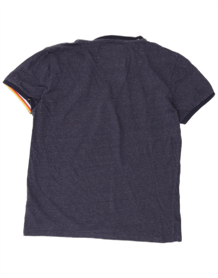 Tricou Superdry Bărbați Top 2XL Bumbac Albastru