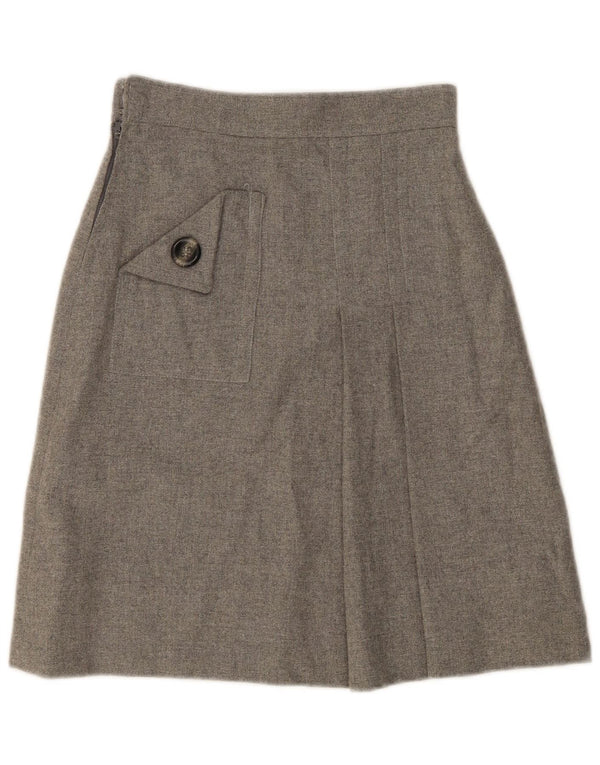 Fustă A-Line Femei Vintage W24 XS Gri