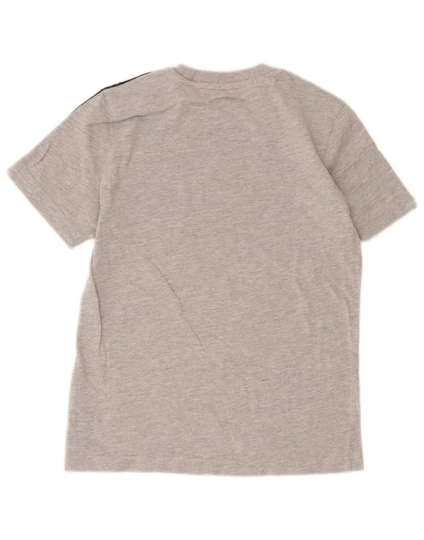 Tricou pentru băieți Adidas Top 11-12 ani bumbac cu pete gri