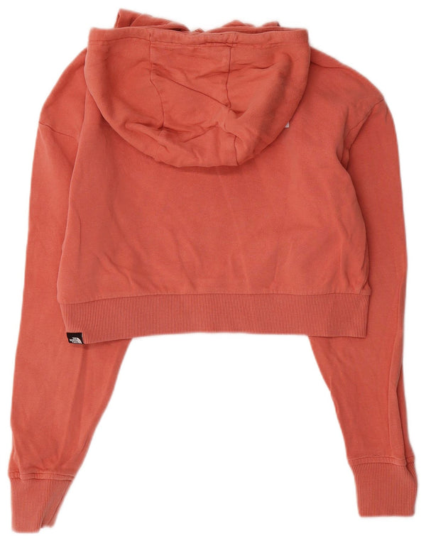 Jumper The North Face pentru femei Crop Oversized Hoodie UK 10 Small Pink Bumbac