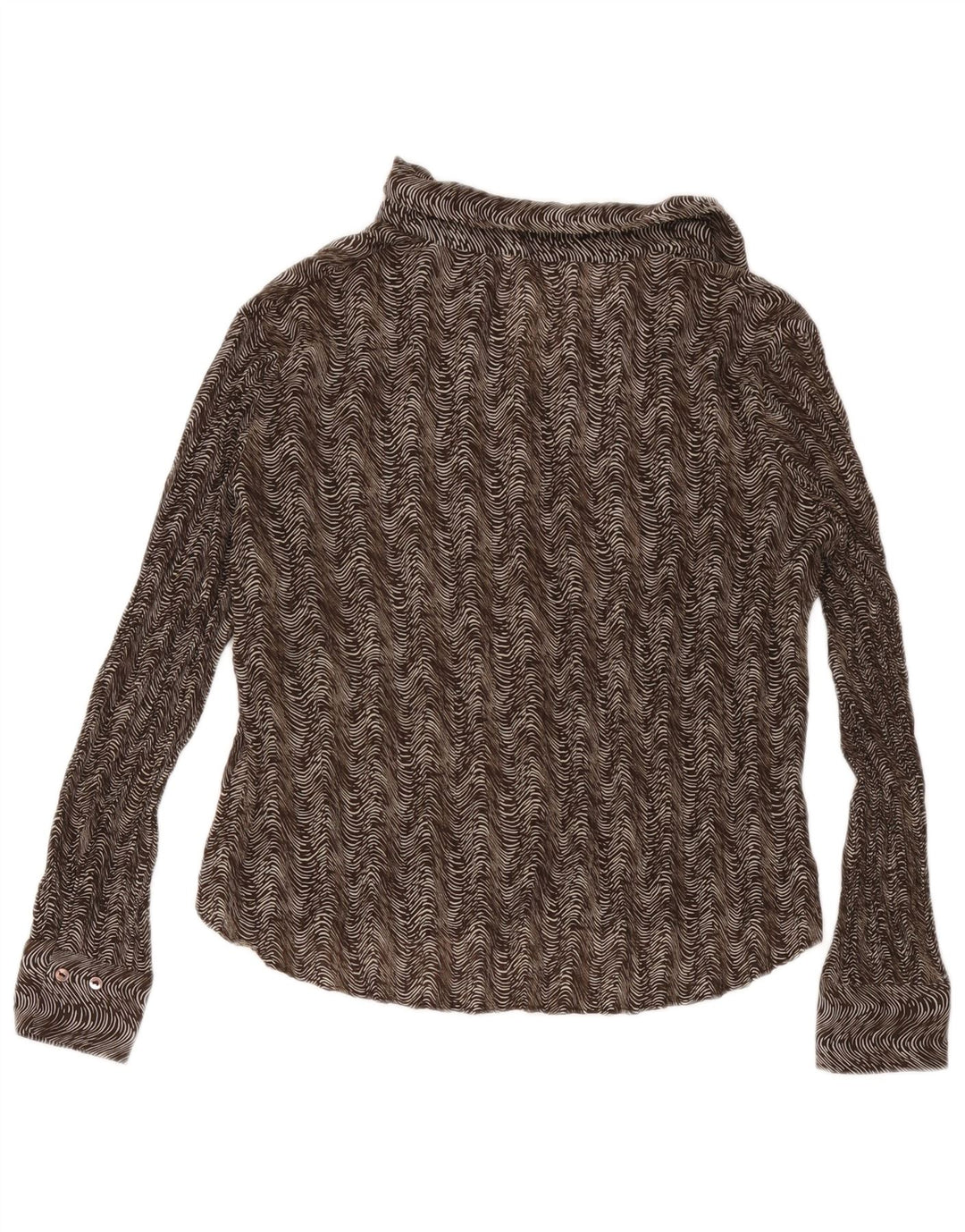 Bluză cămașă pentru femei Marks & Spencer UK 18 XL Maro Poliester geometric