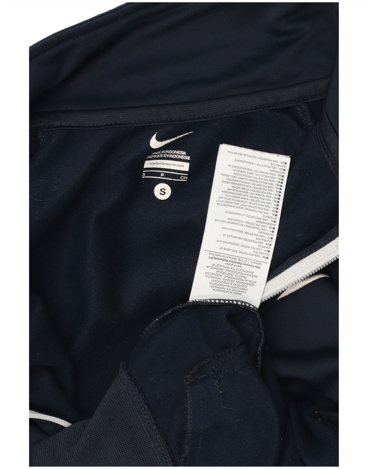 Jachetă de trening pentru bărbați NIKE, din poliester color block, albastru bleumarin