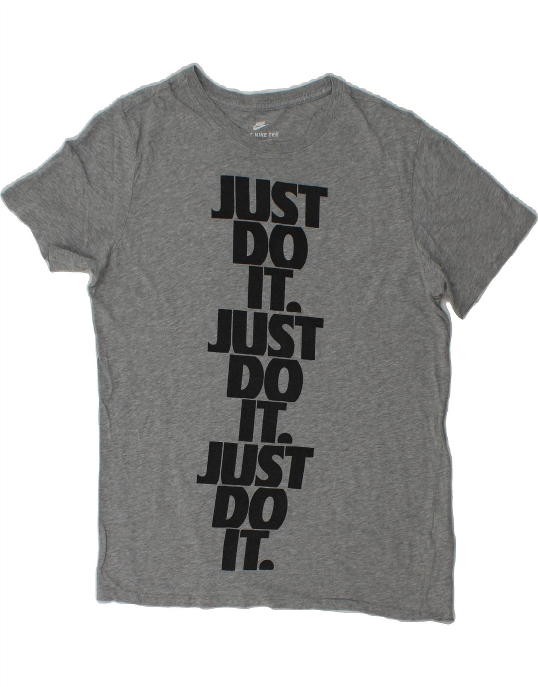 NIKE Mens Athletic Cut Graphic T-Shirt Top Medium Grey Cotton Vintage Nike and Second-Hand Nike from Messina Hembry 