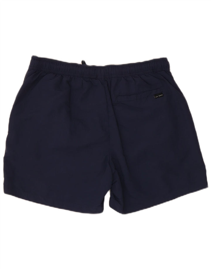 Pantaloni scurți de înot Ted Baker pentru bărbați Mărimea 4 mari, poliamidă bleumarin