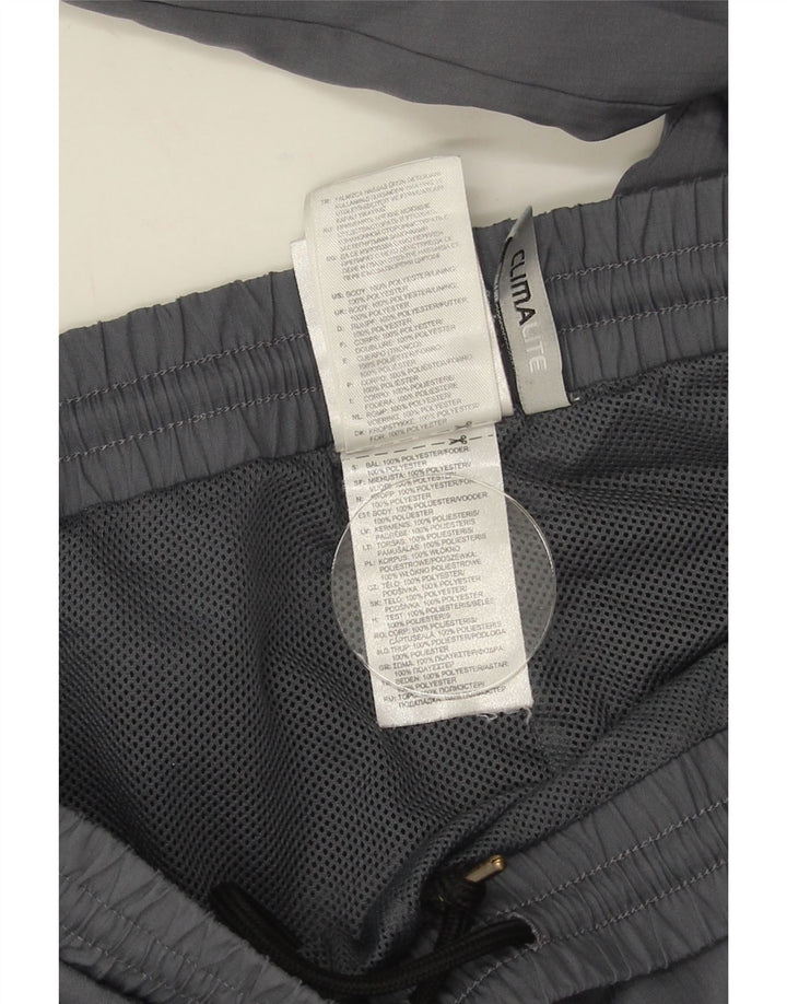 Pantaloni de trening Adidas Climalite pentru bărbați, mari, gri, poliester color bloc
