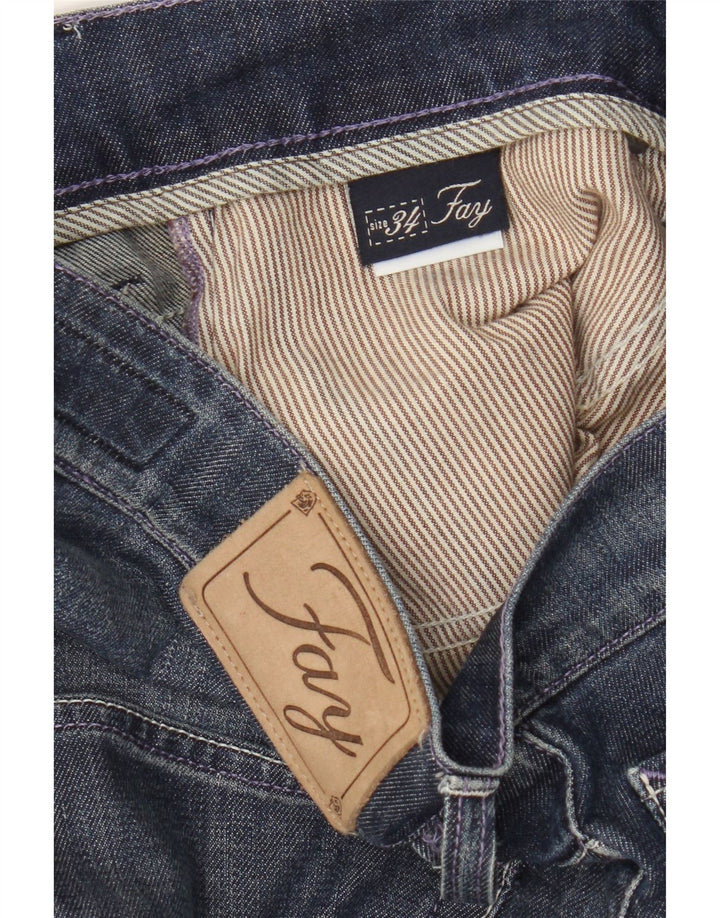 Blugi pentru bărbați Fay Slim W34 L33 Blue Bumbac