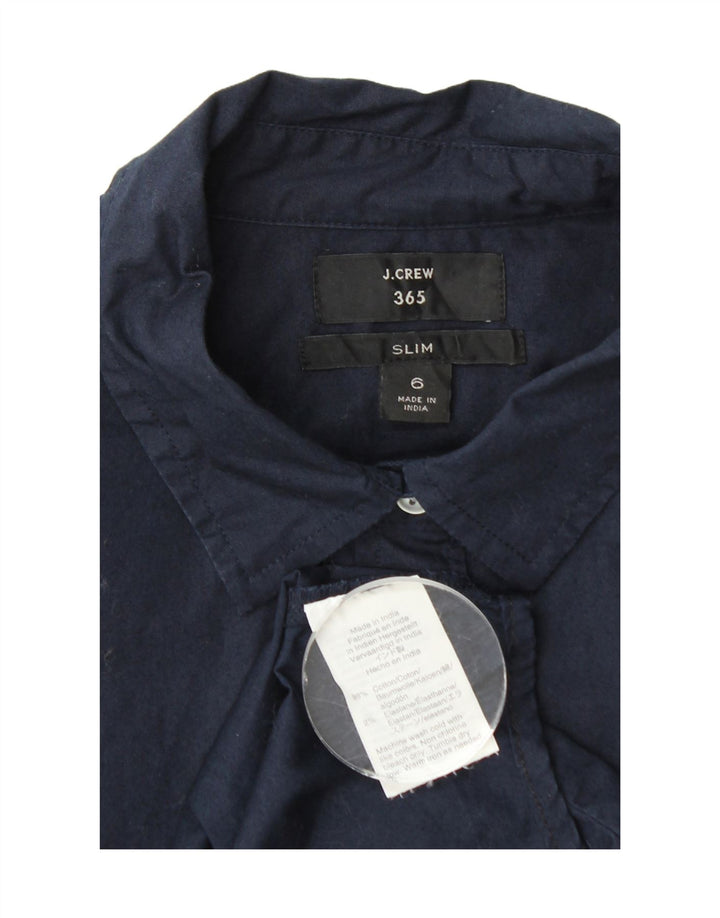 Cămașă 365 Slim pentru femei J. Crew US 6 Medium Bluemarin Bumbac