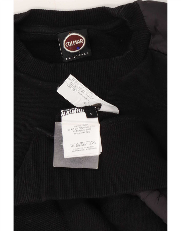 Pulover Colmar Bărbați Pulover Mic Negru Colorblock Bumbac