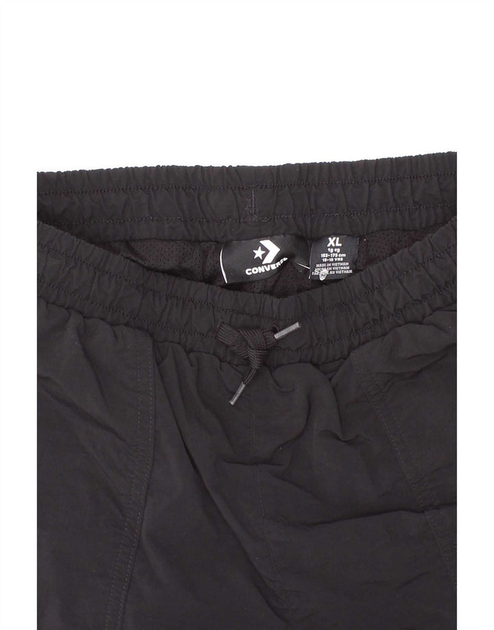 Pantaloni scurti sport Converse băieți 13-14 ani XL poliester negru