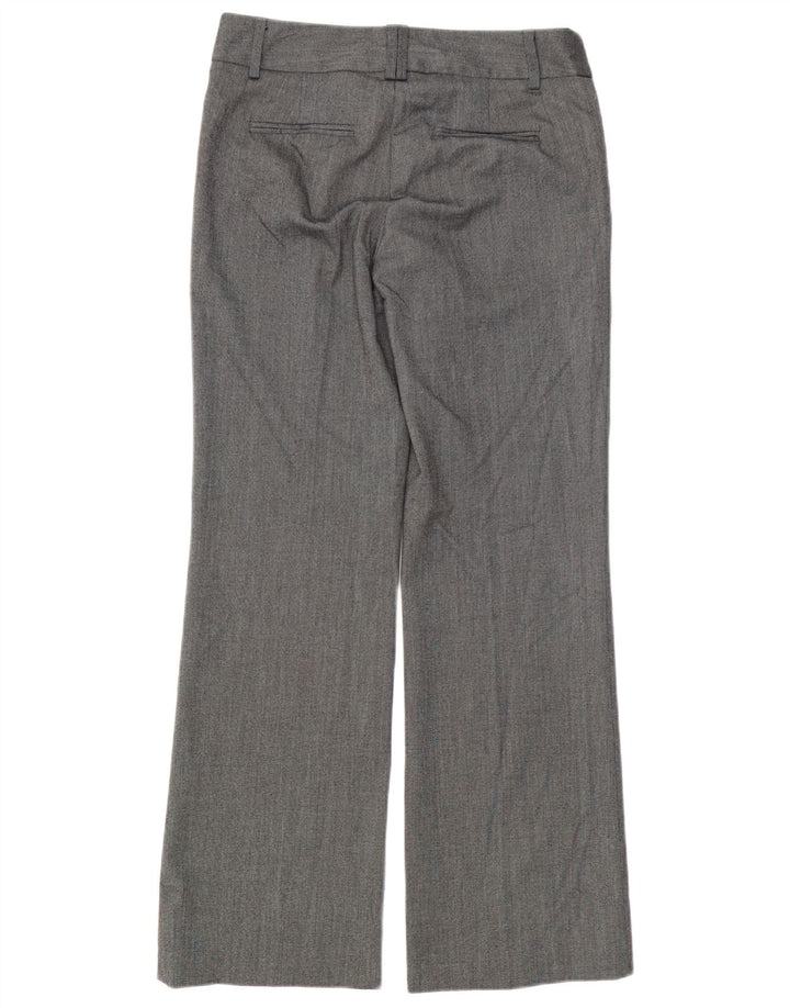 Pantaloni de costum drepți pentru femei Zara EU 38 Mici L28 L31 Poliester gri