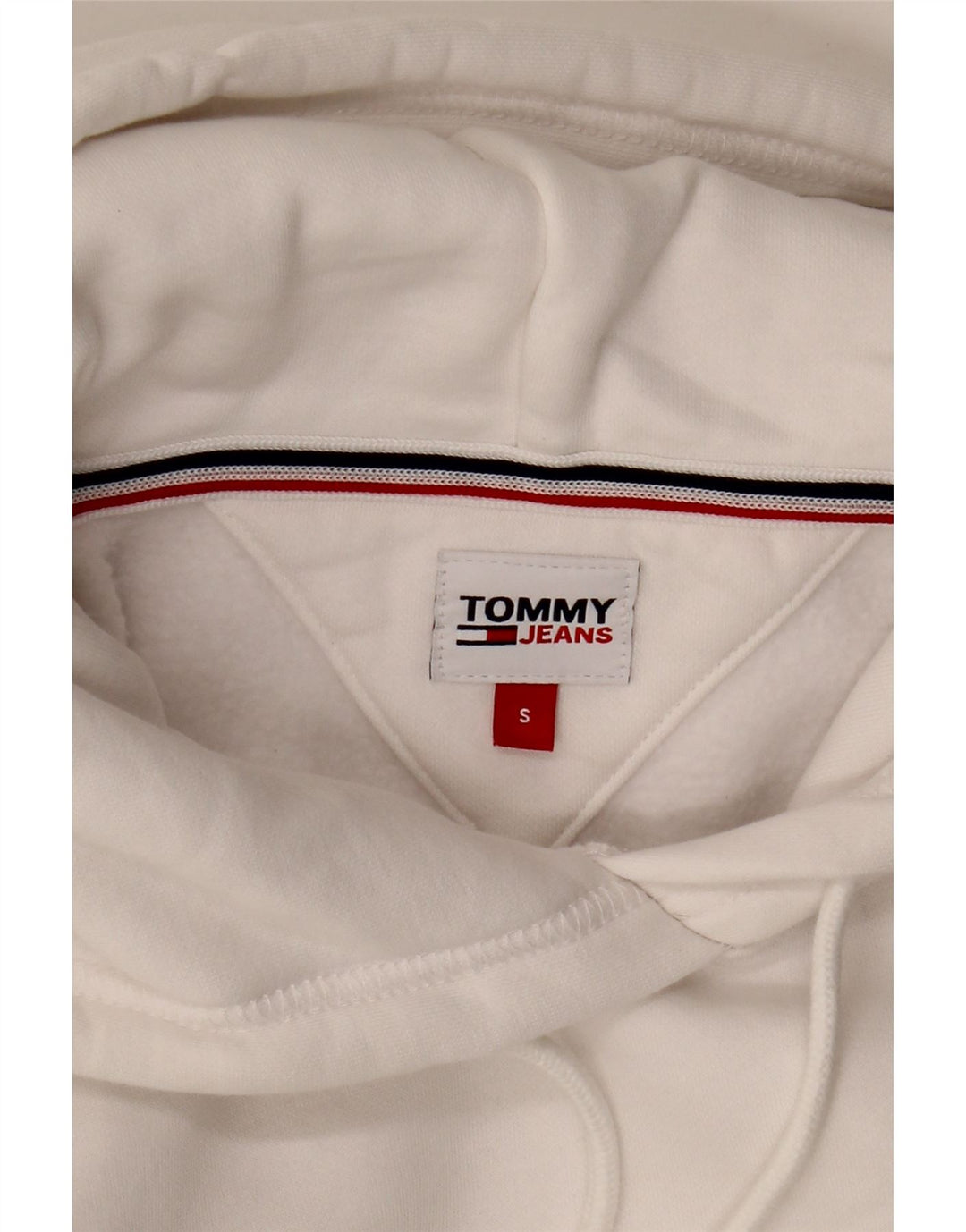 TOMMY HILFIGER Pulover supradimensionat pentru femei, UK 10, mic, alb