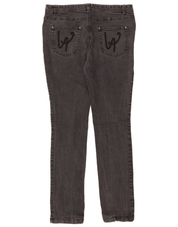 Blugi skinny pentru femei Laura Ashley UK 14 Large W34 L32 Bumbac gri