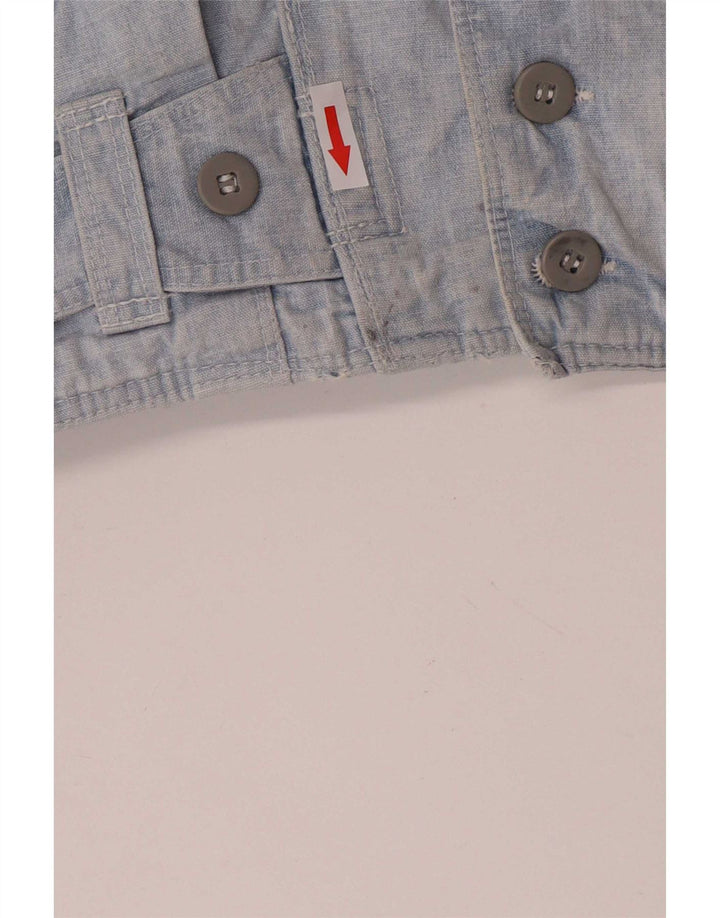 Jachetă Bomber de blugi vintage pentru bărbați UK 36 Small Blue