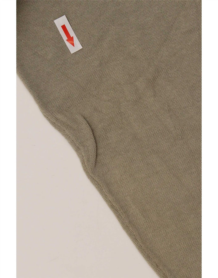 Pulover Tommy Hilfiger pentru bărbați, cu gât crew, bumbac mediu kaki